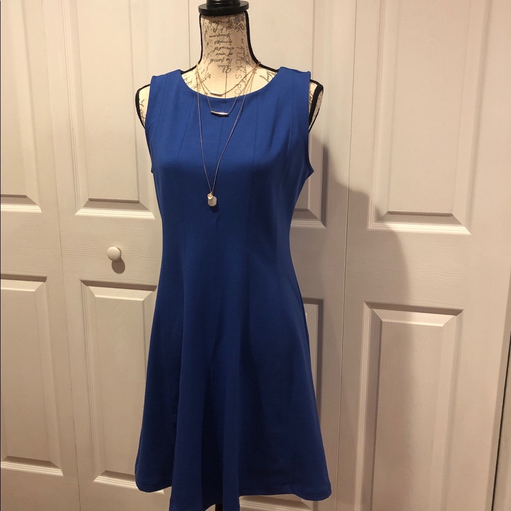Apt. 9 Royal Blue Fit & Flare Dress